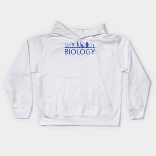 Biology (Blue Print) Kids Hoodie